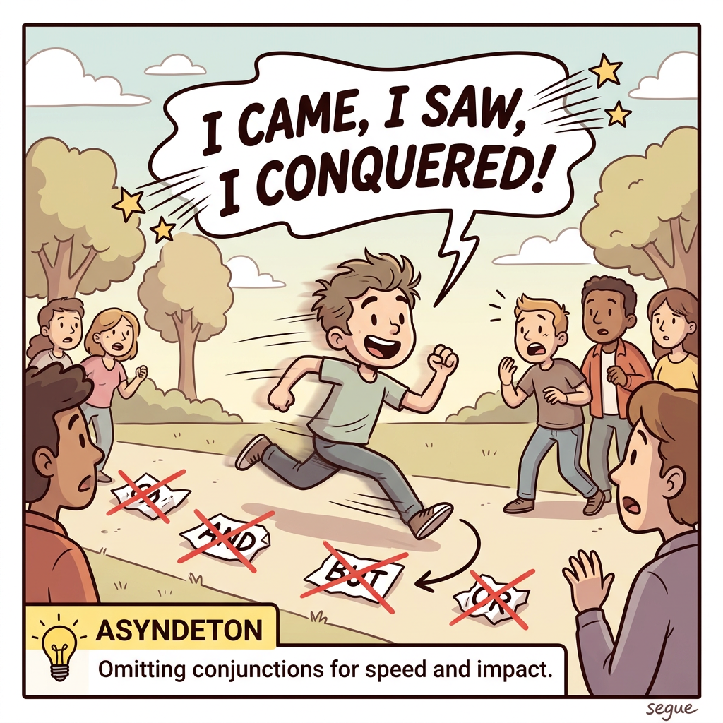 asyndeton