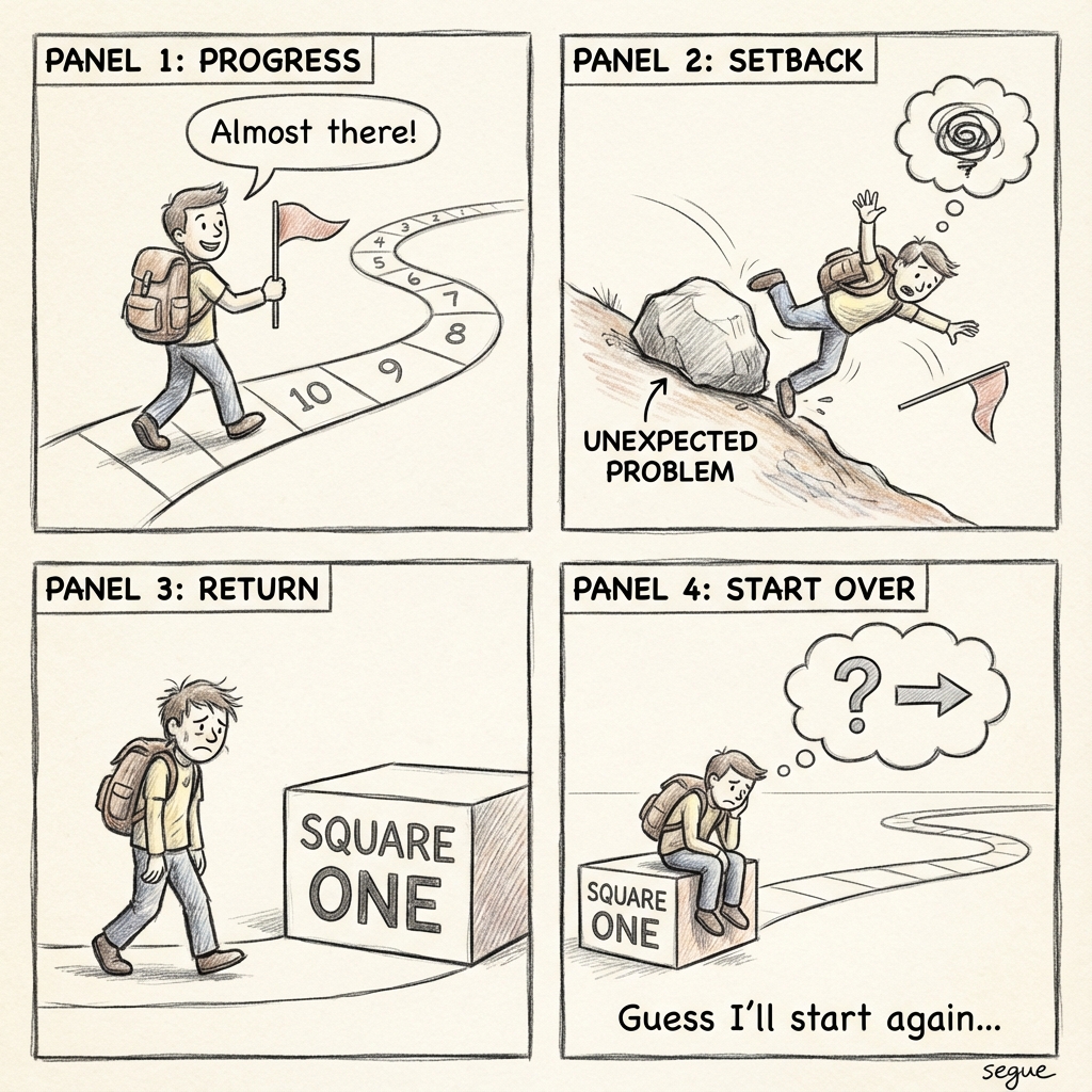 back to square one