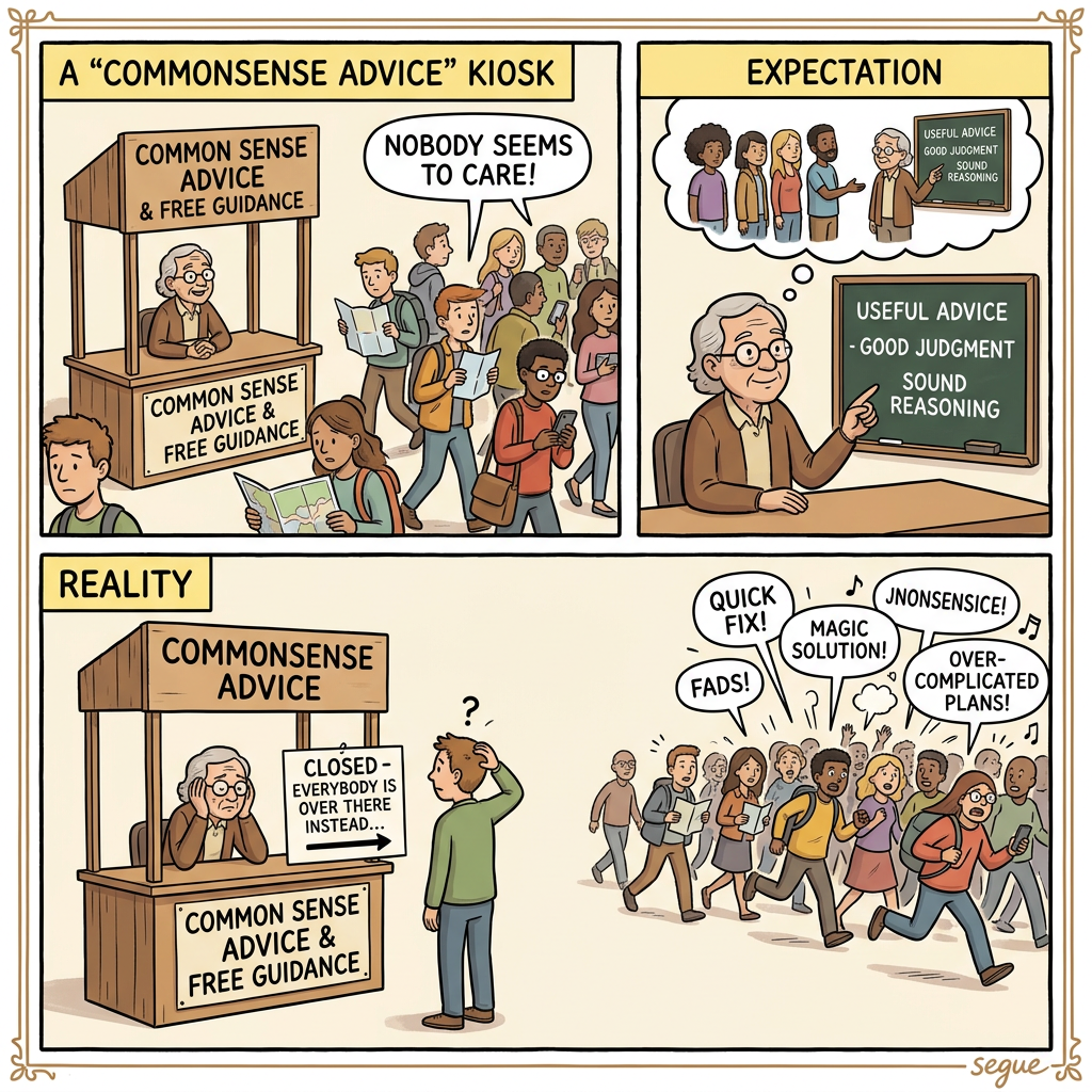 Common sense is not so common
