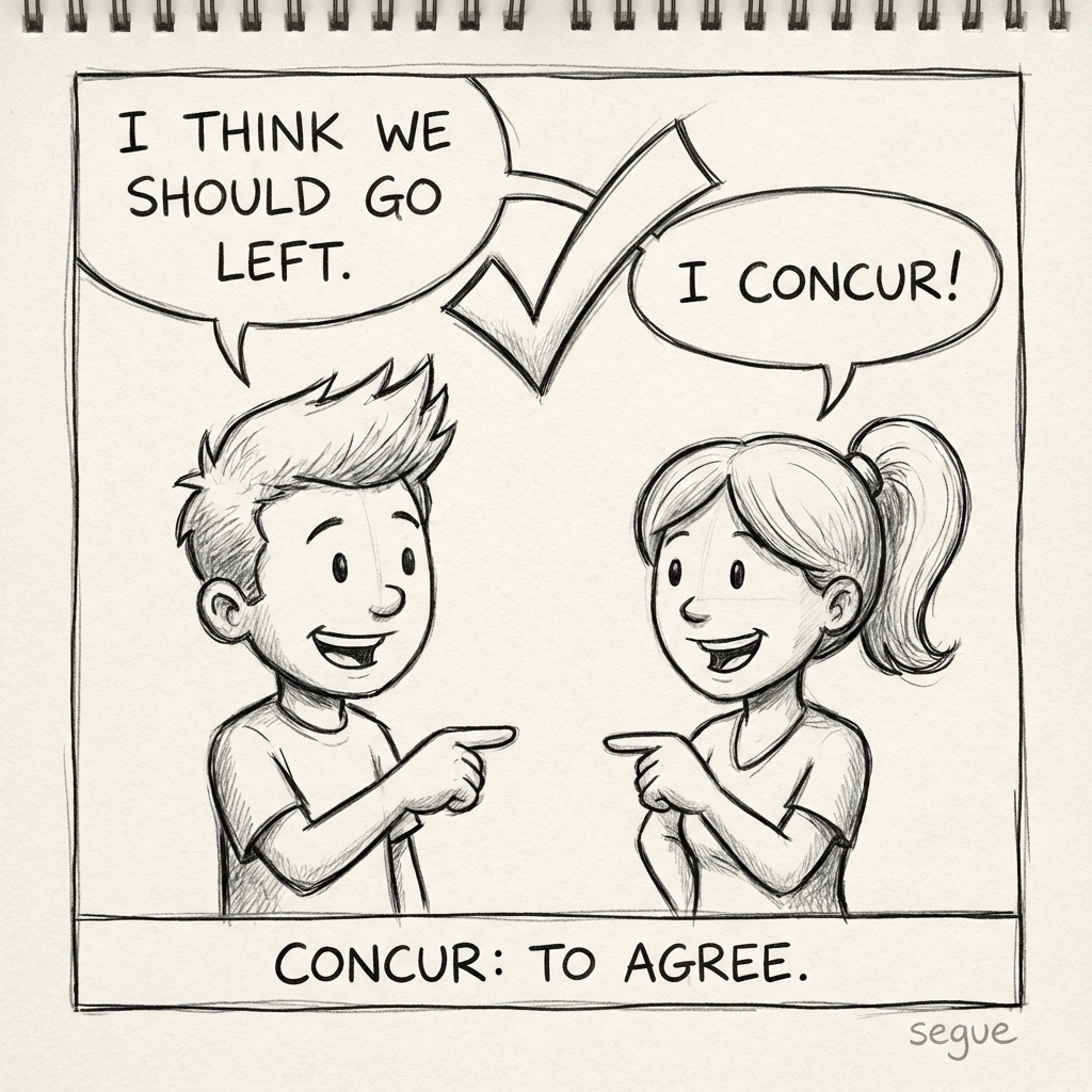 concur