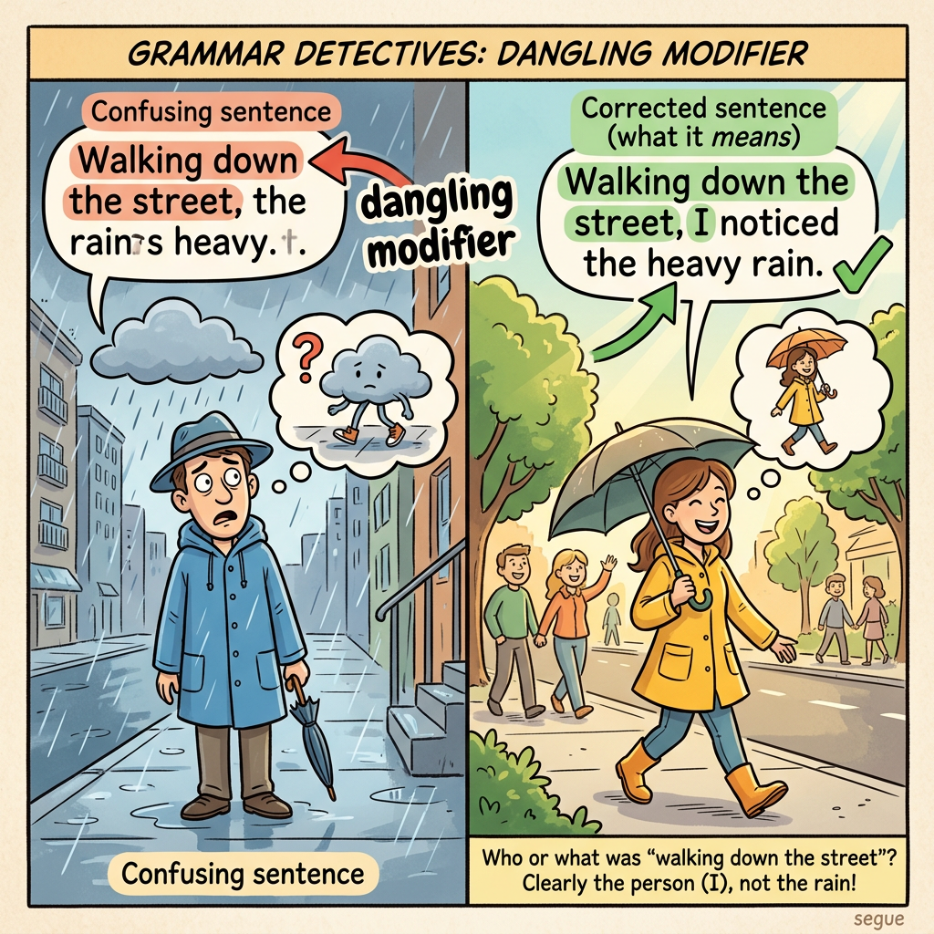 dangling modifier