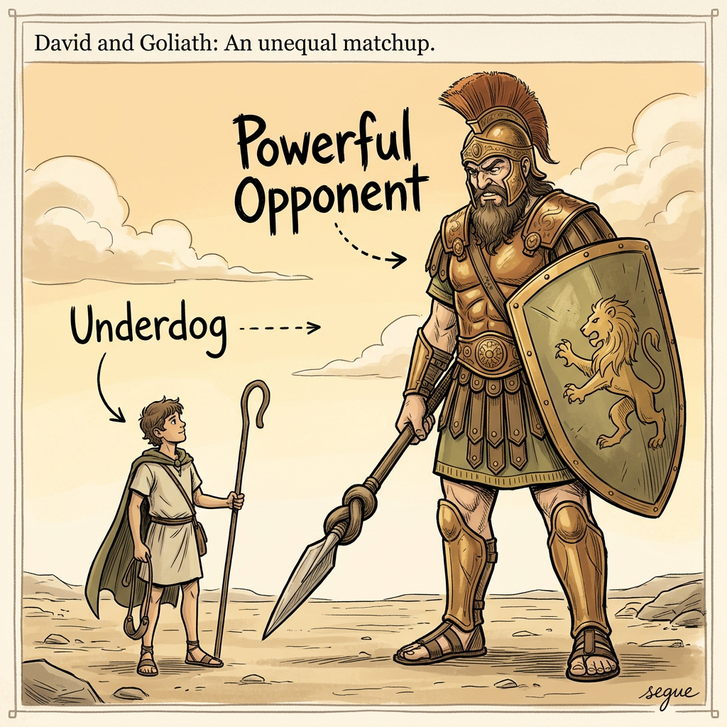 David and Goliath