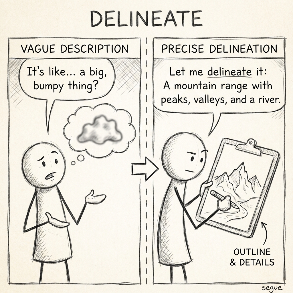 delineate