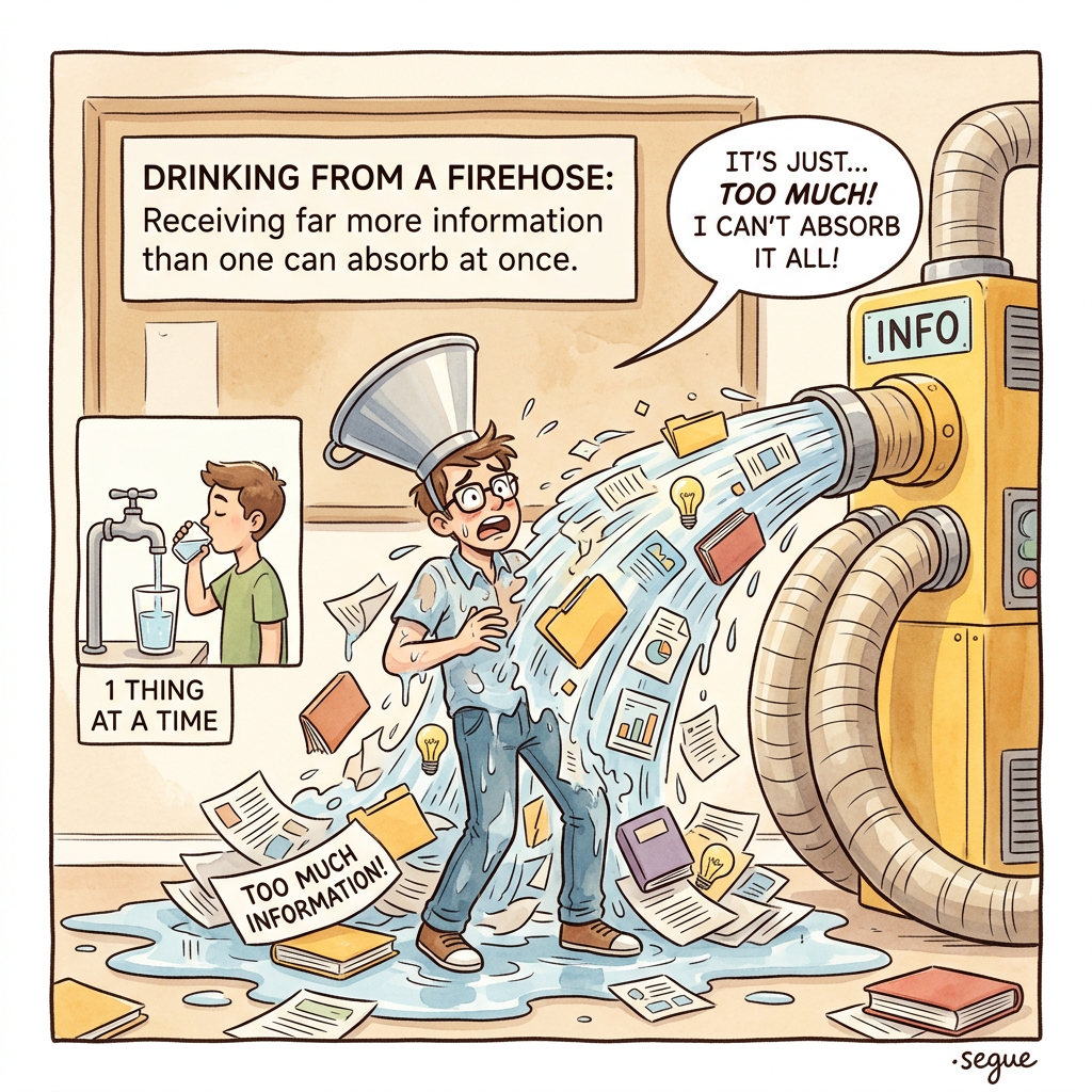 drinking from a firehose