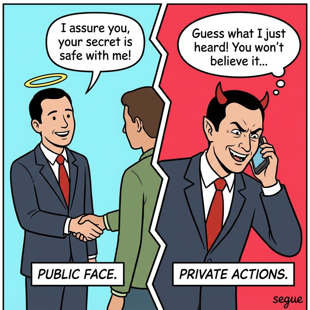 duplicitous