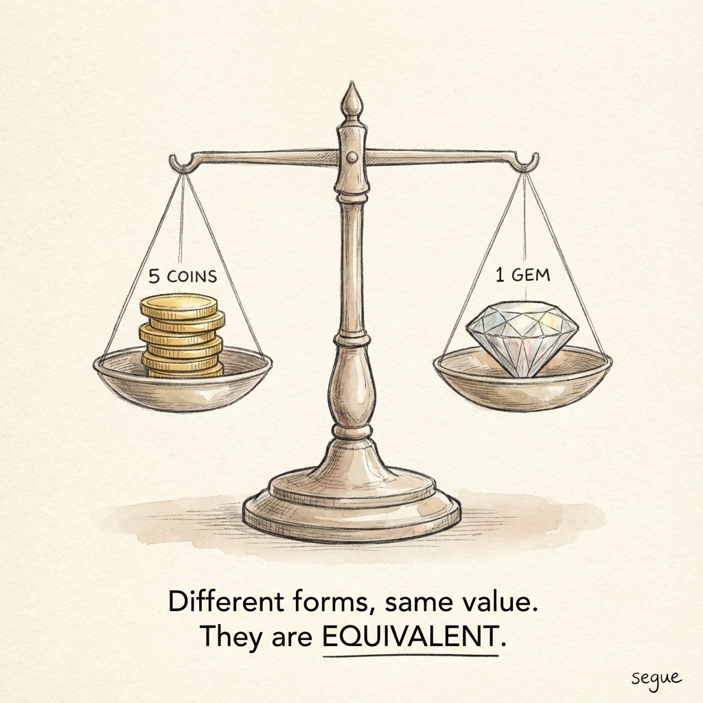 equivalent