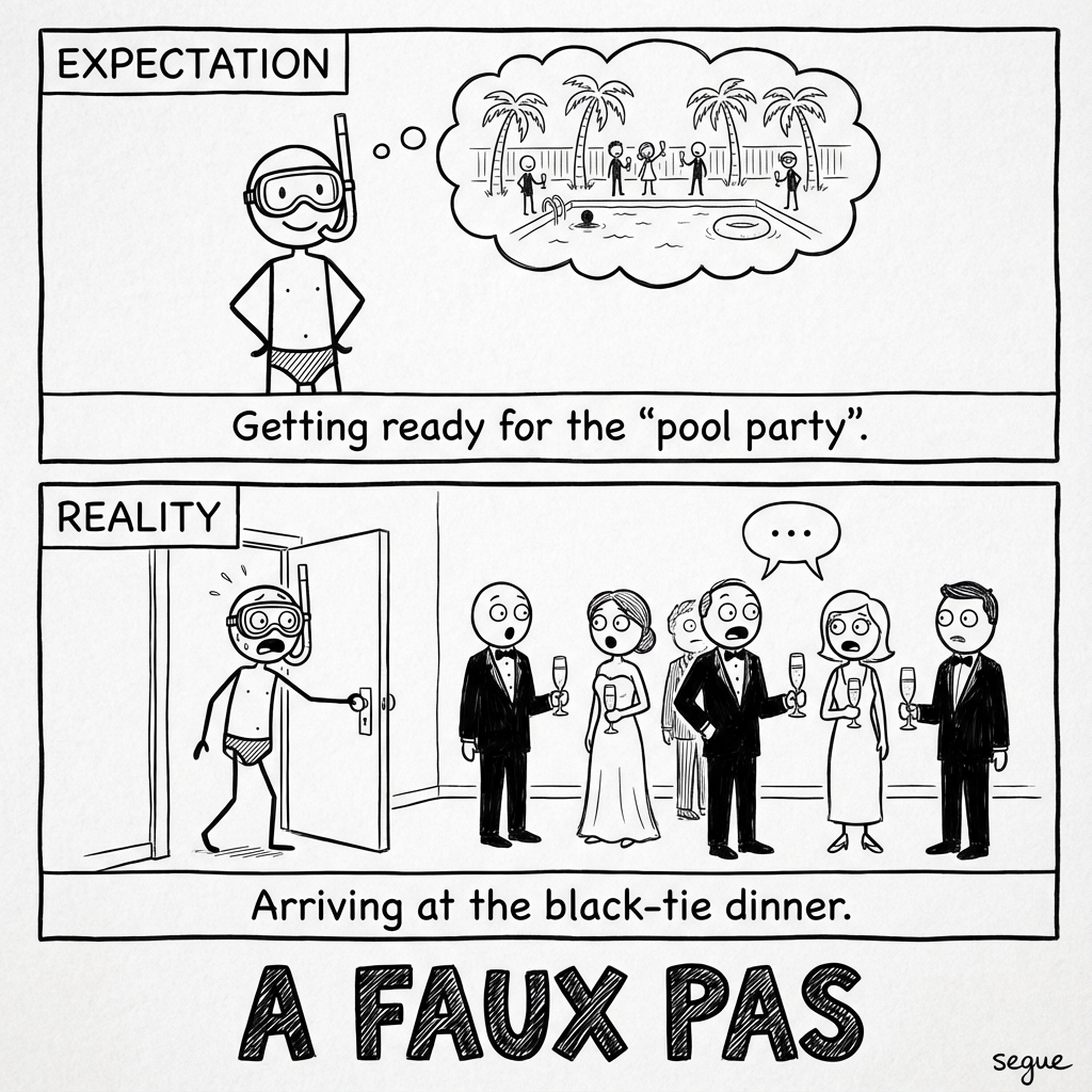 faux pas