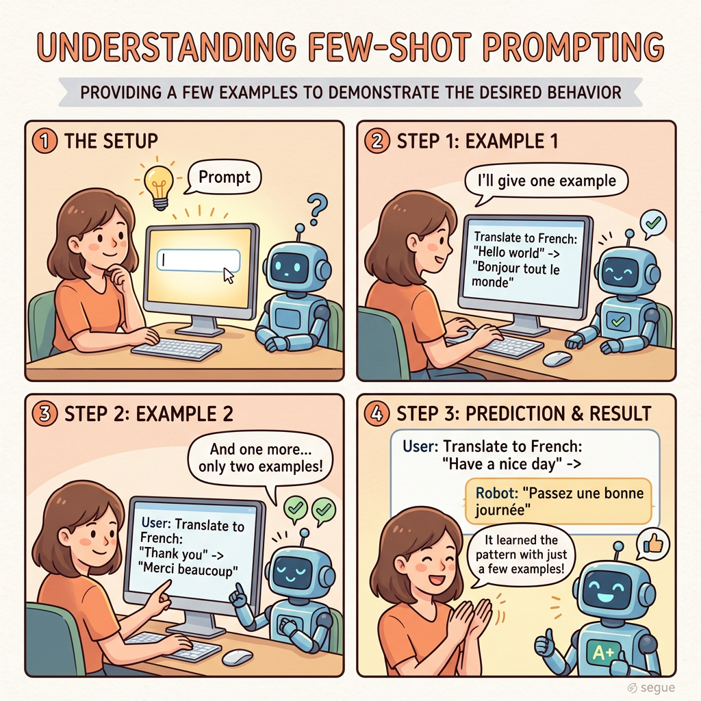 few-shot prompting