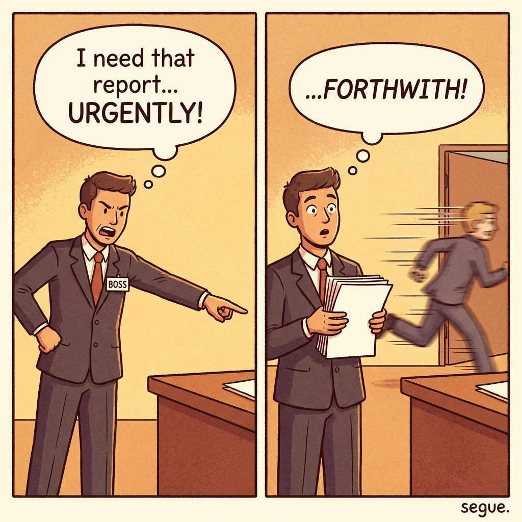 forthwith