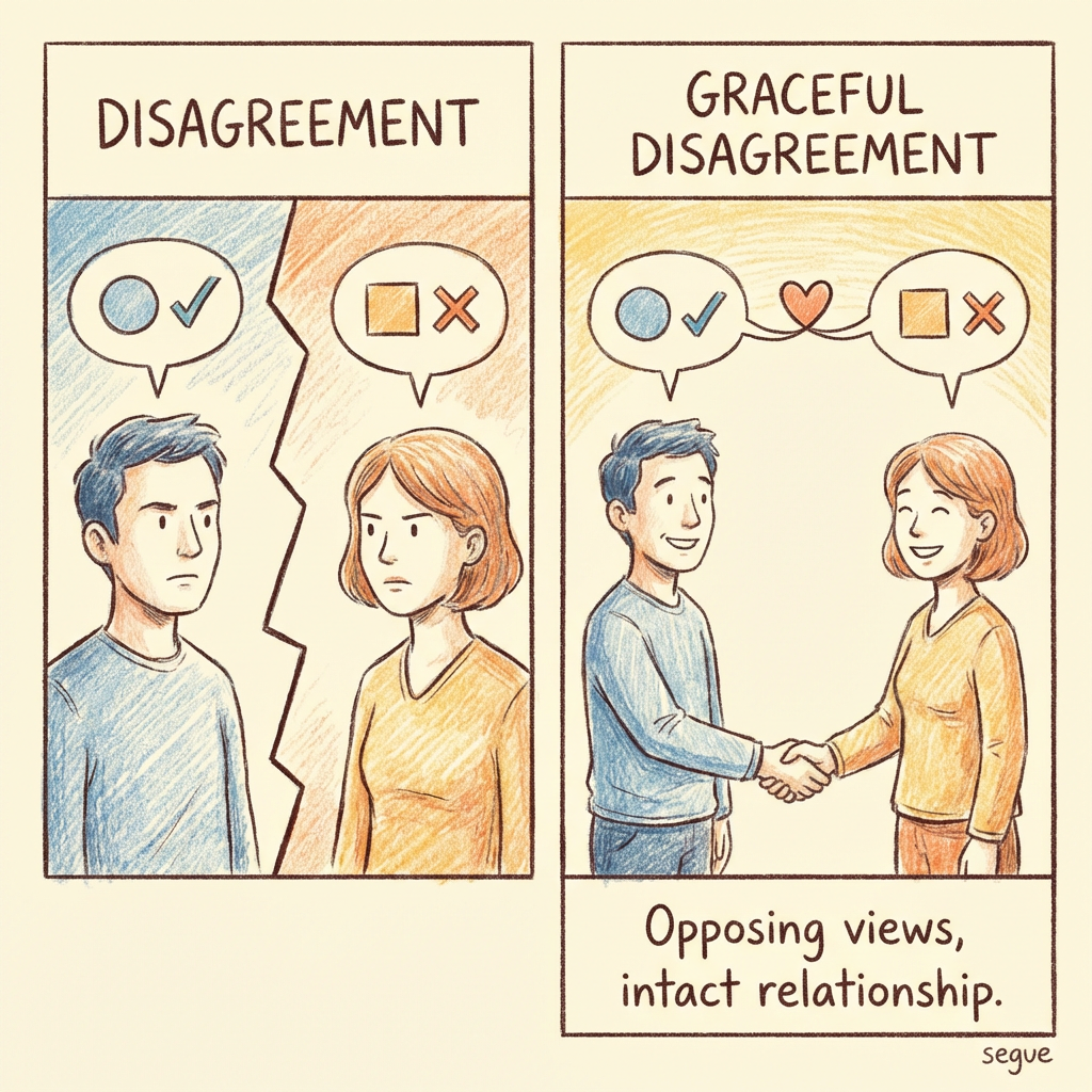 graceful disagreement