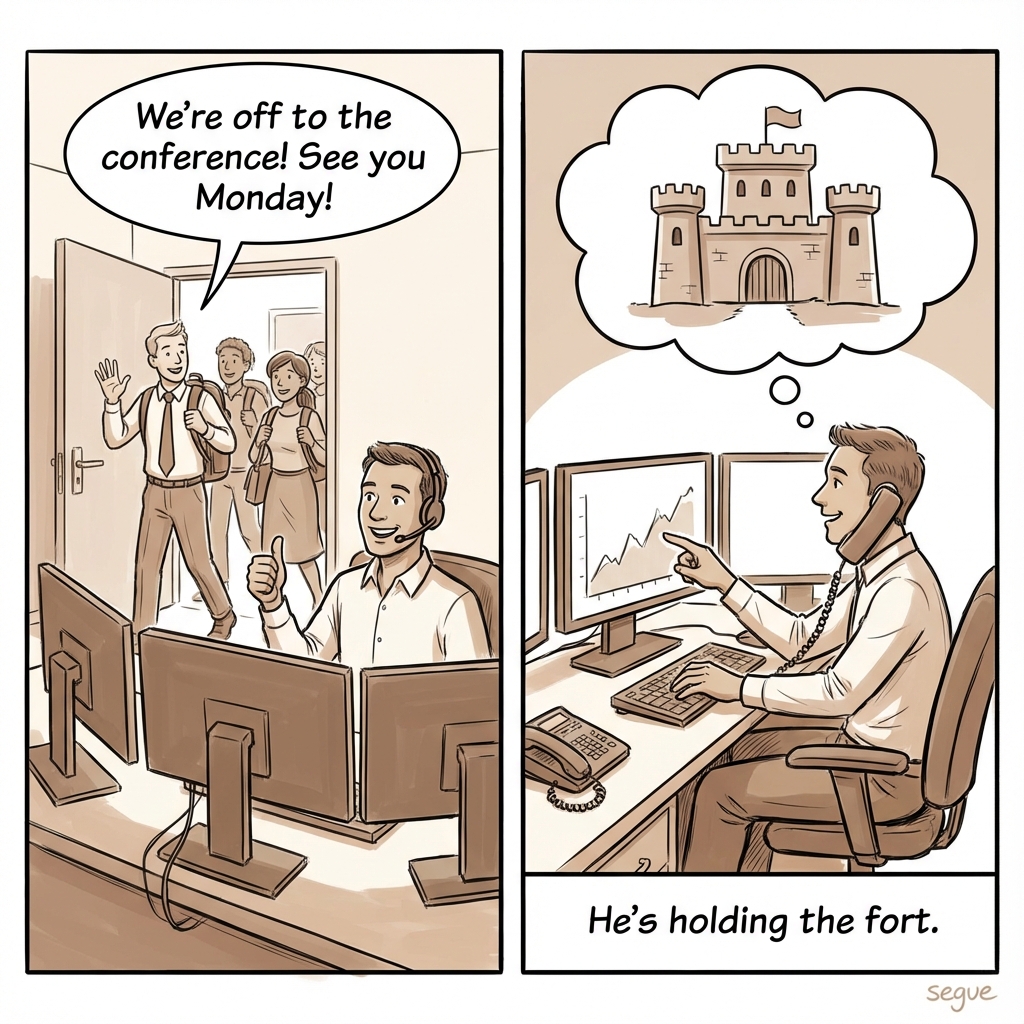 hold the fort