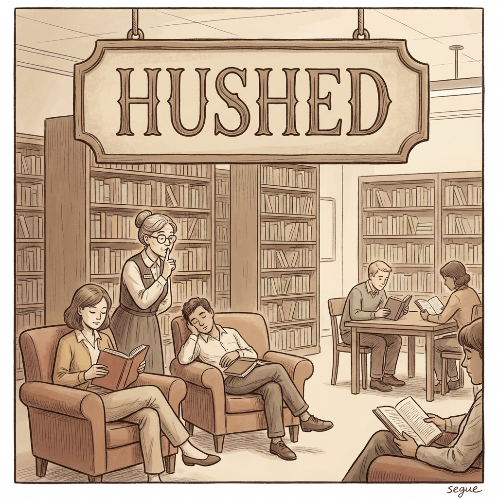 hushed