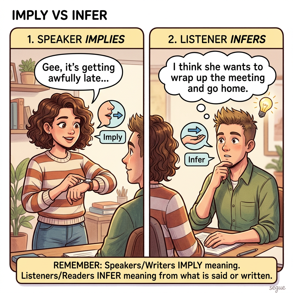 imply vs. infer