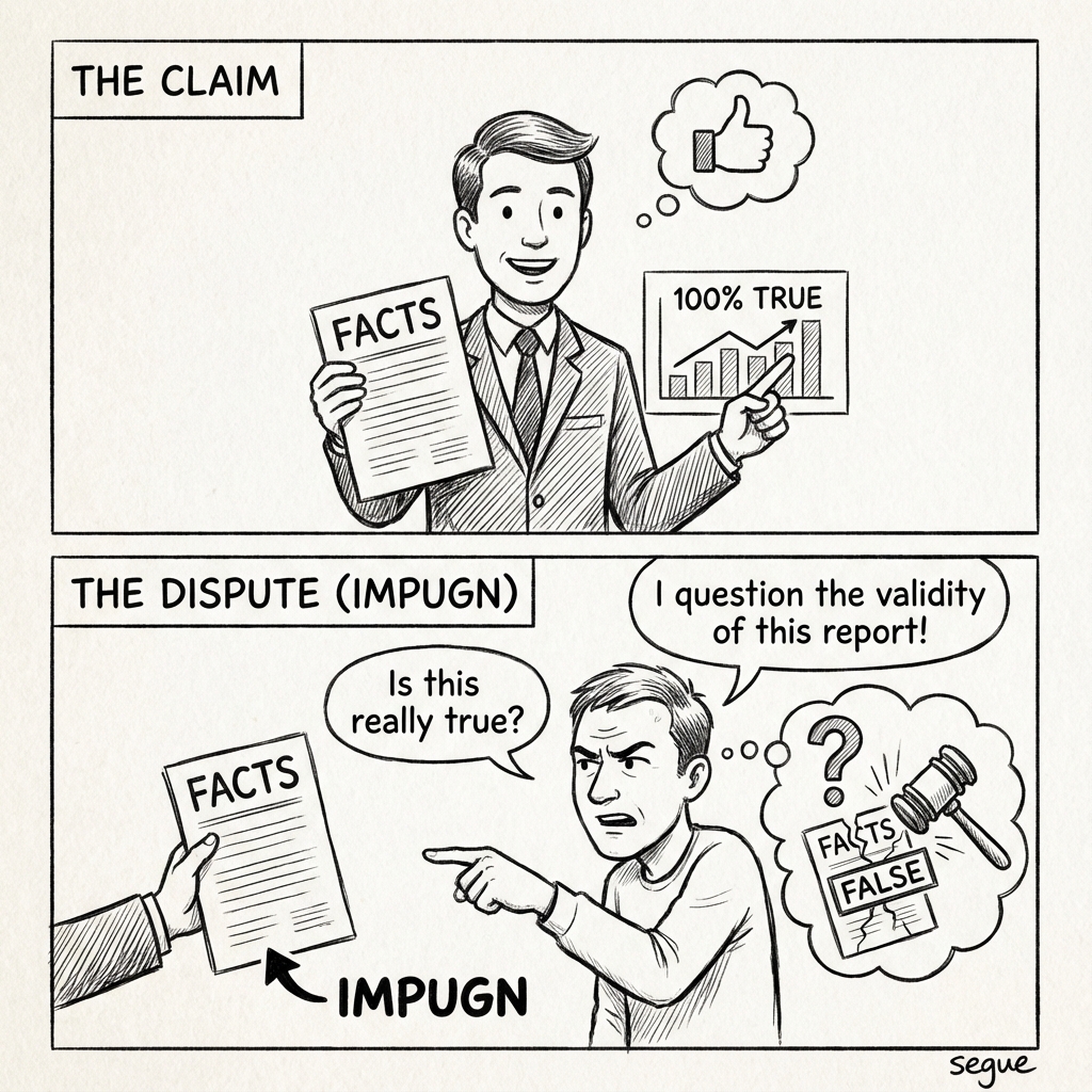 impugn
