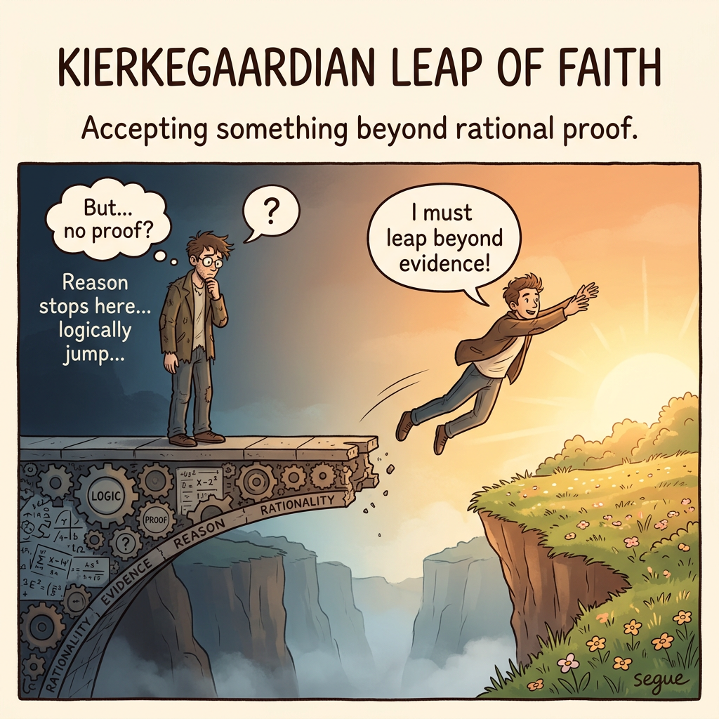 Kierkegaardian leap of faith