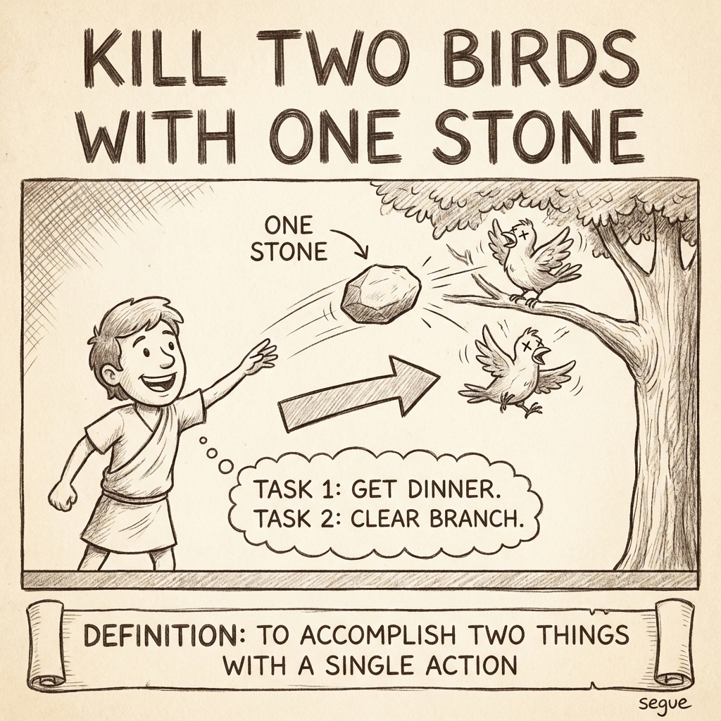 kill two birds with one stone