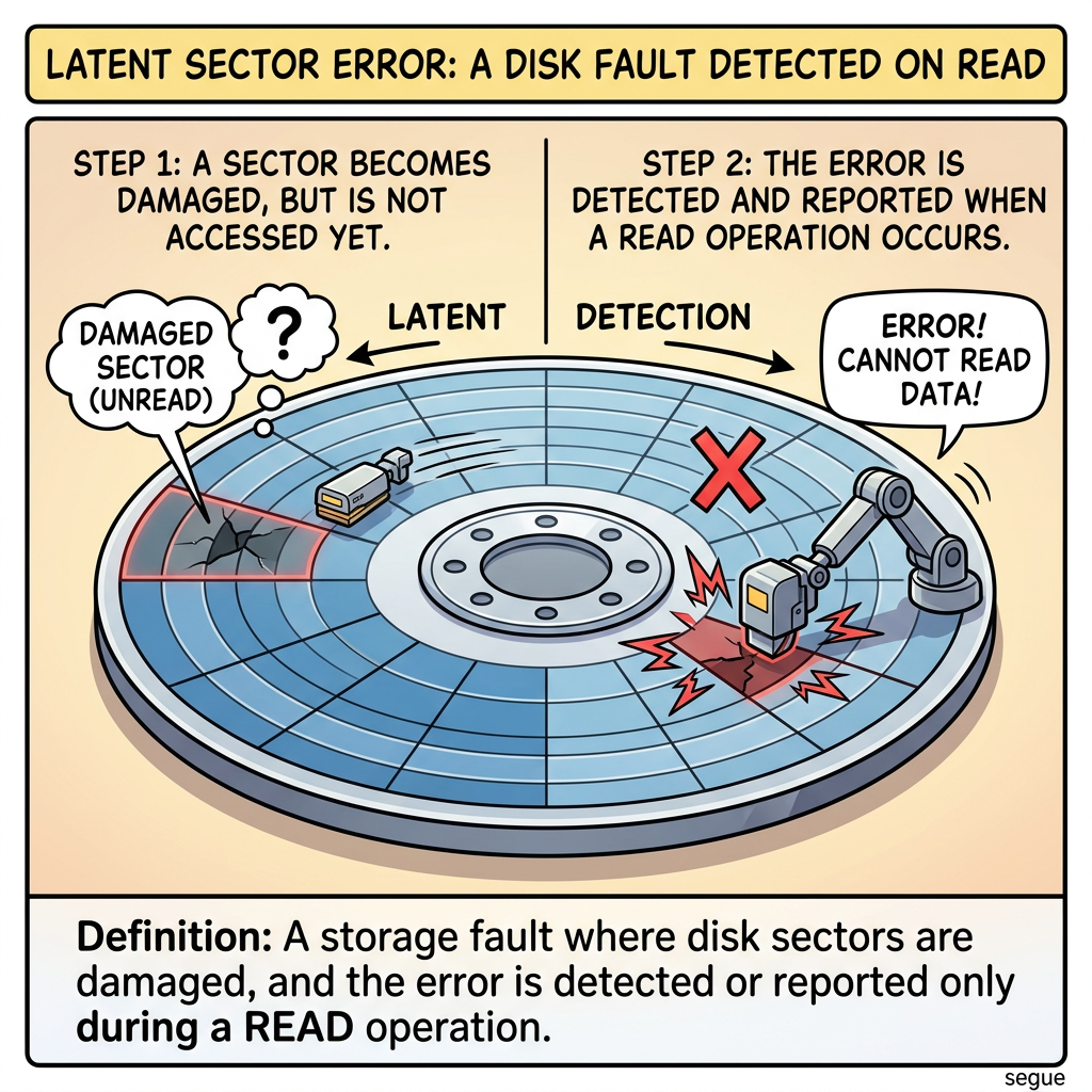 latent sector error
