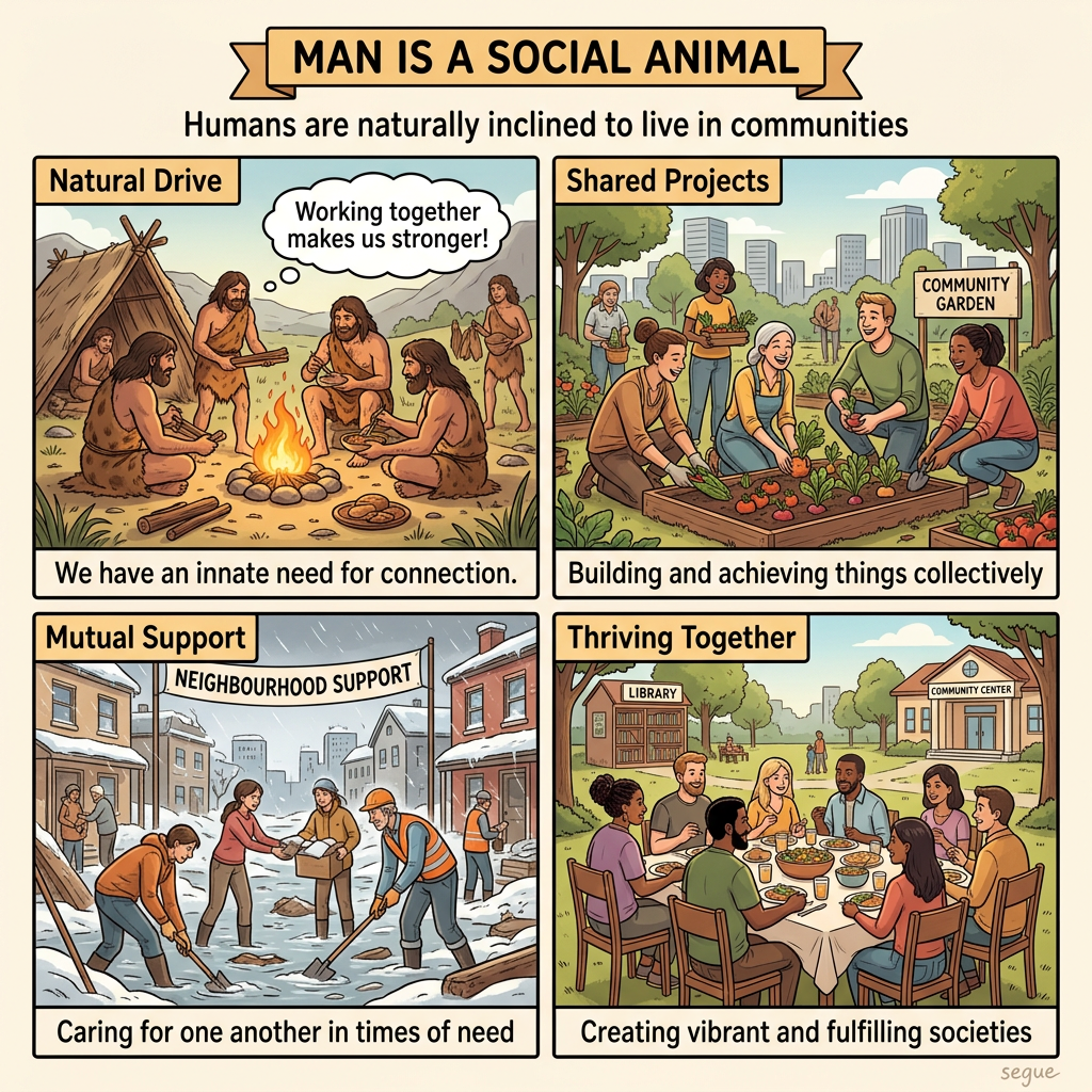 Man is a social animal
