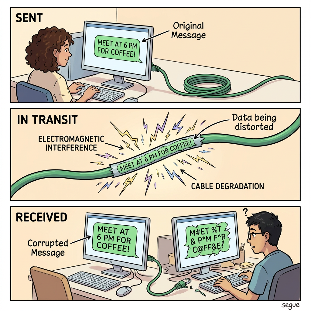 message corruption