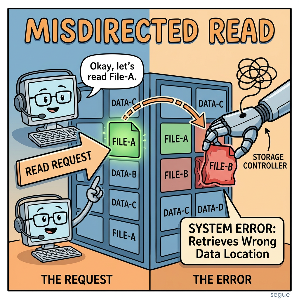 misdirected read
