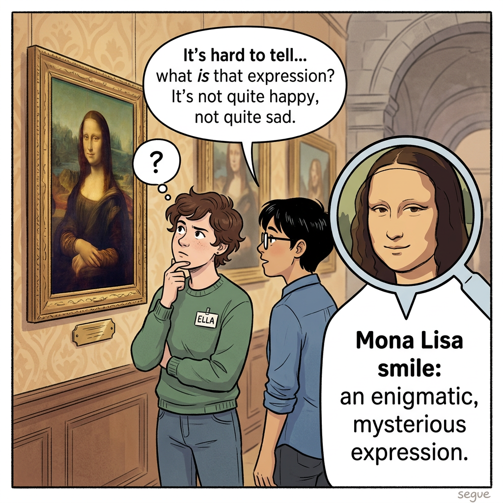 Mona Lisa smile
