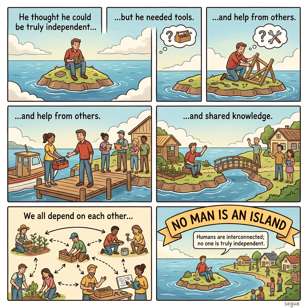 No man is an island