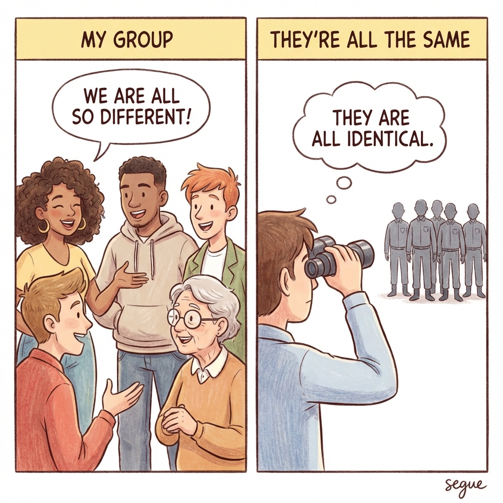 out-group homogeneity