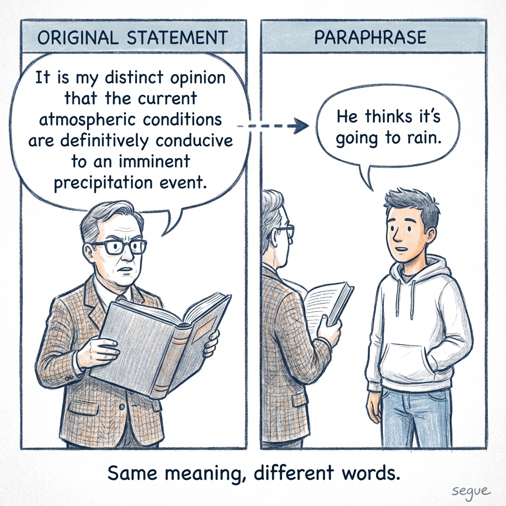 paraphrase