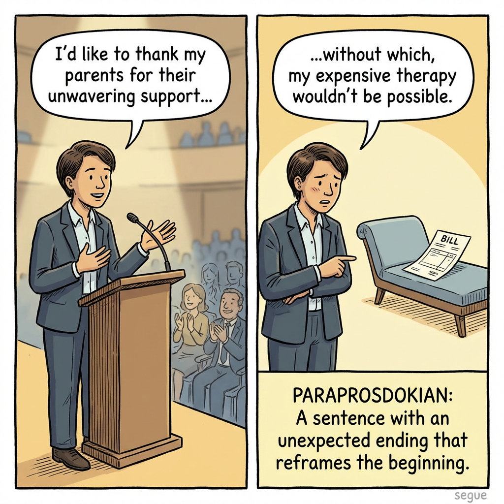 paraprosdokian