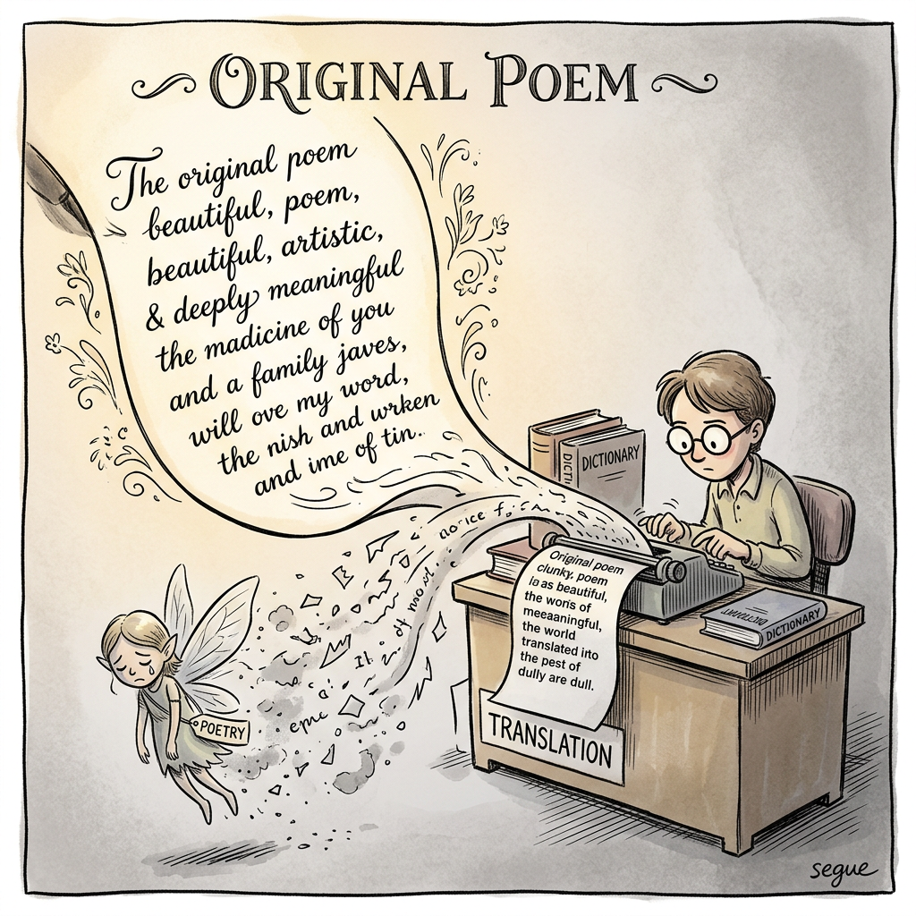 Poetry is what gets lost in translation
