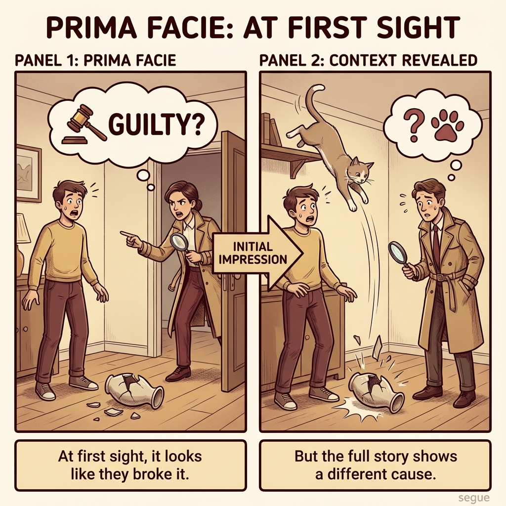 prima facie