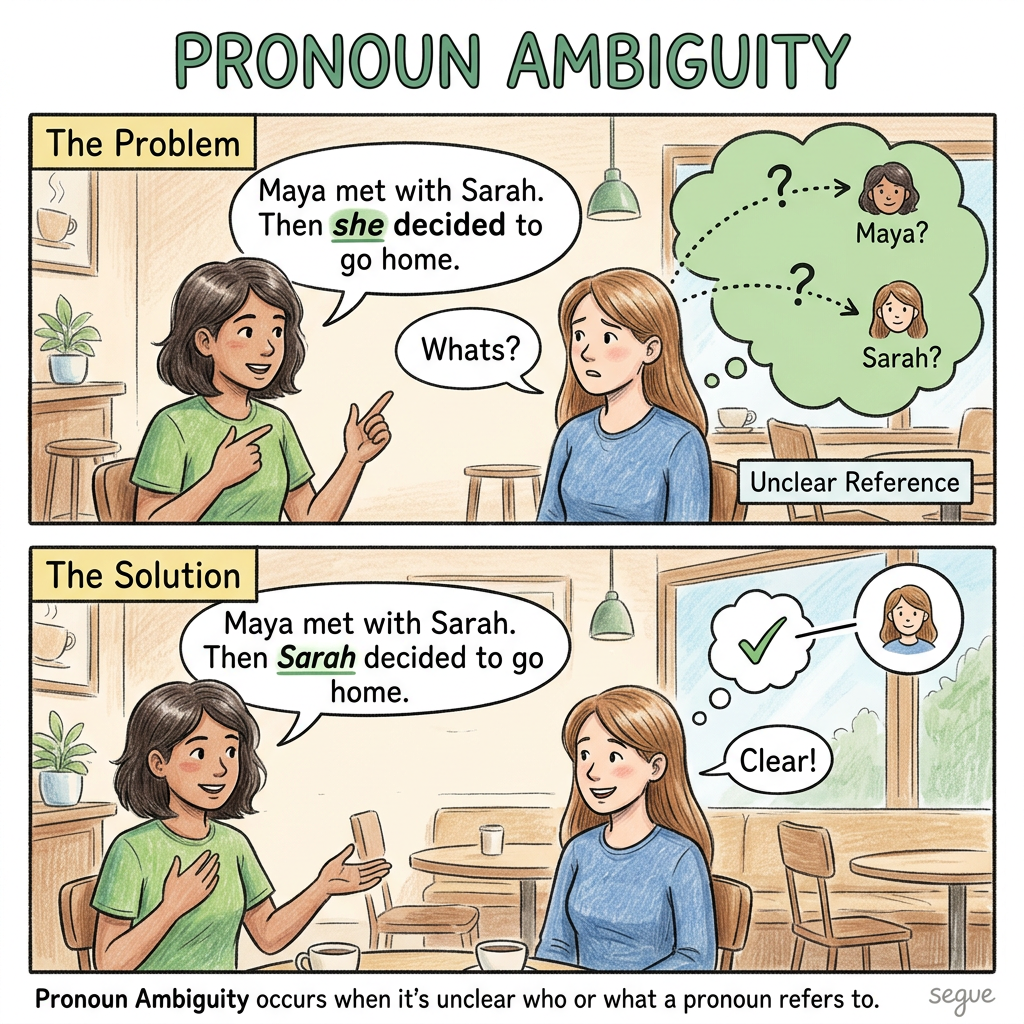 pronoun ambiguity