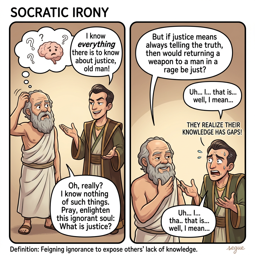 Socratic irony