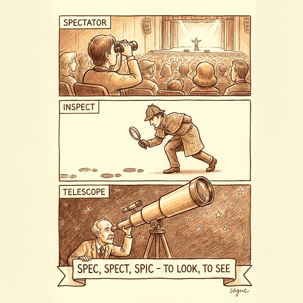 spec, spect, spic