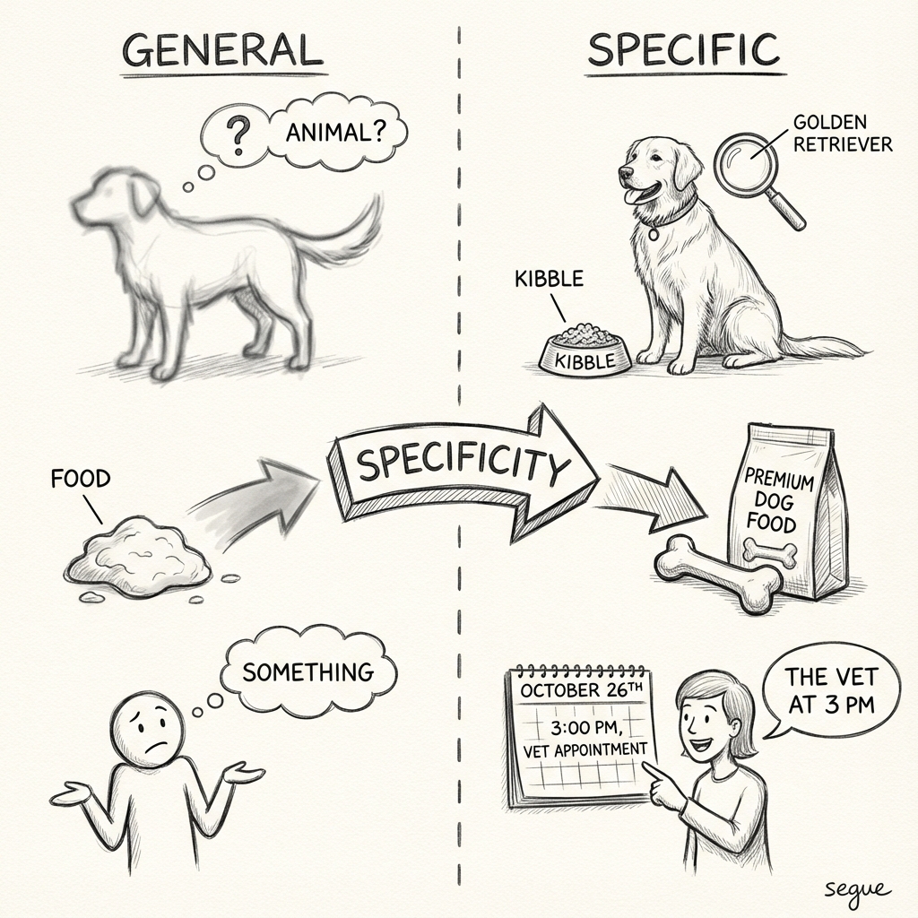 specificity