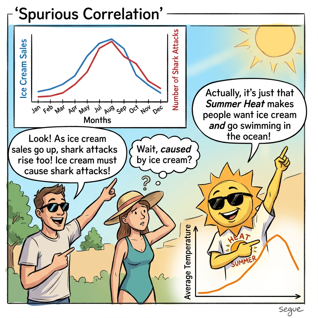 spurious correlation