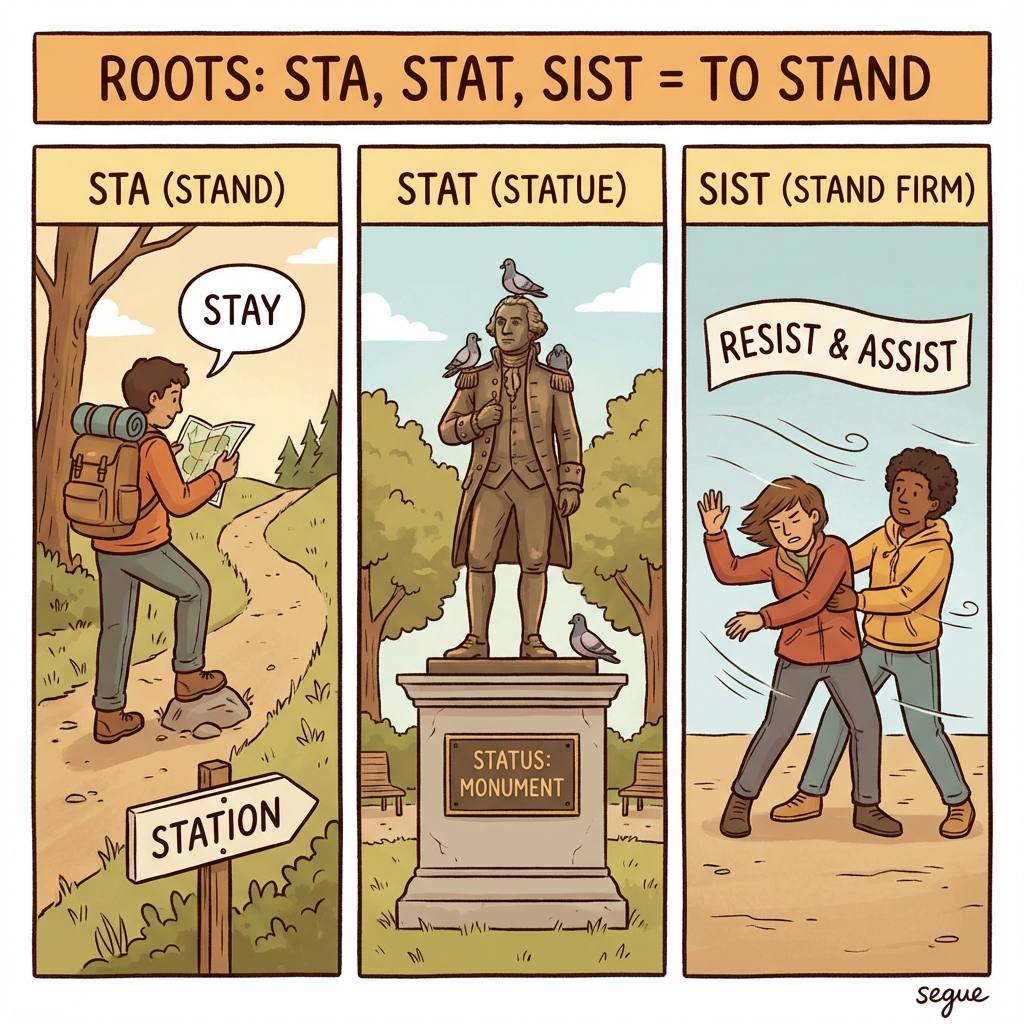 sta, stat, sist