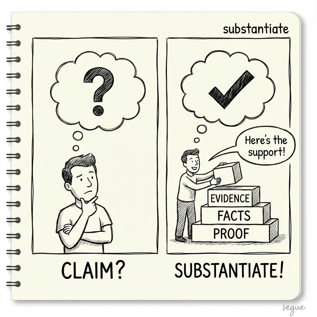 substantiate