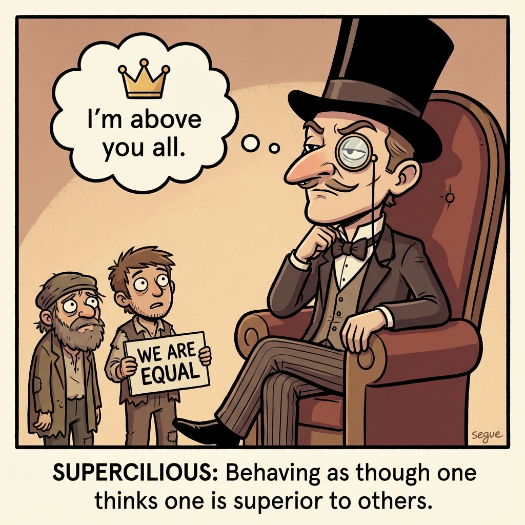 supercilious