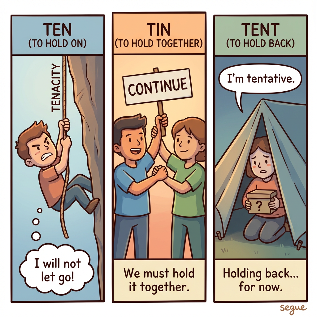 ten, tin, tent