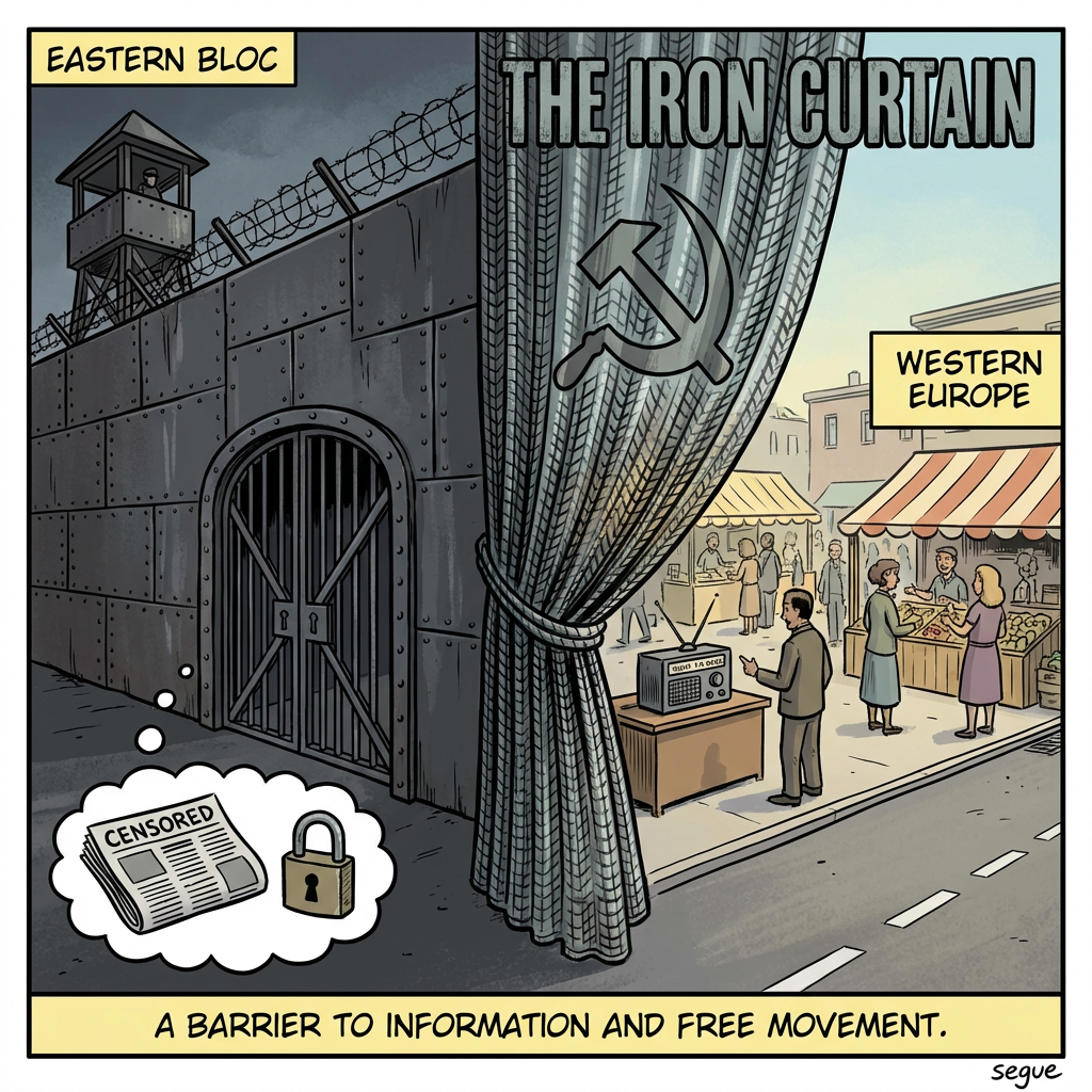 the iron curtain