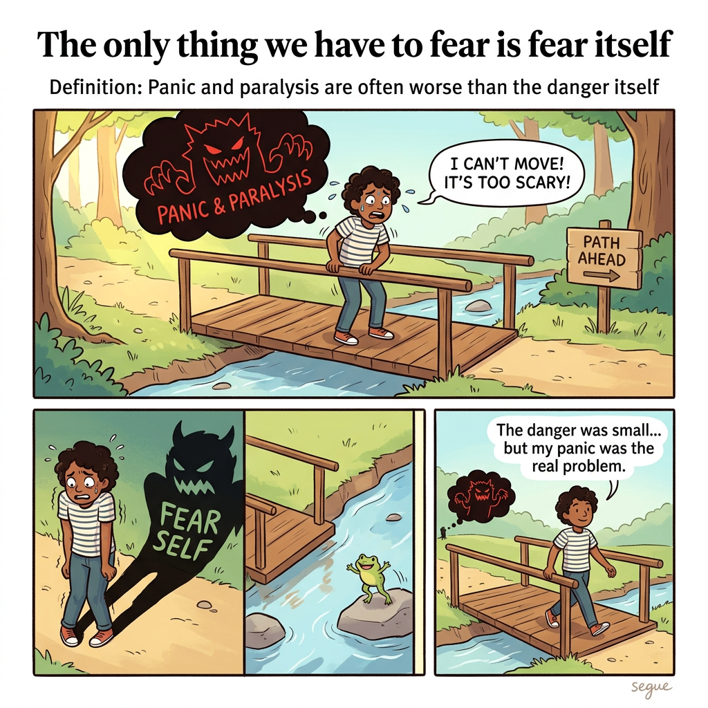 The only thing we have to fear is fear itself