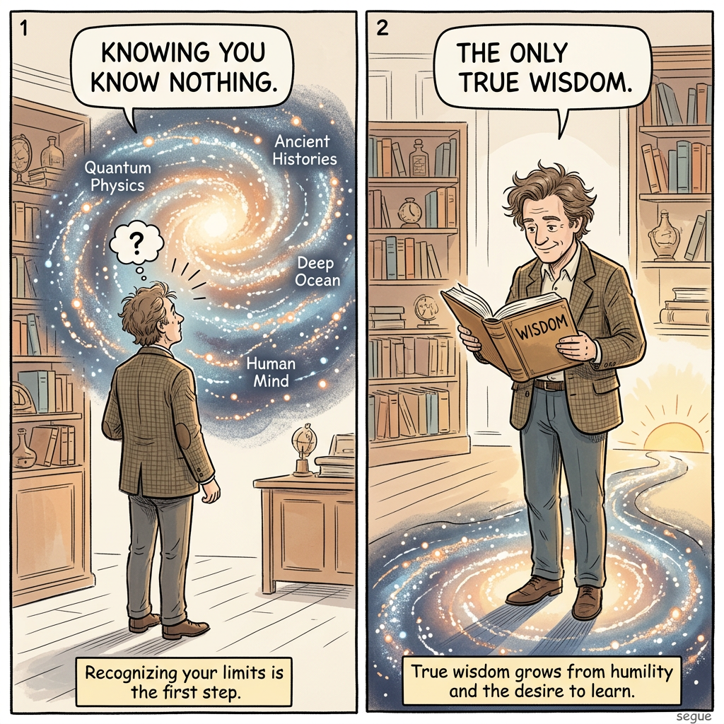 The only true wisdom is in knowing you know nothing