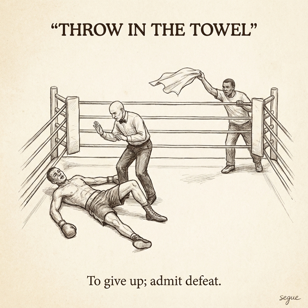 throw in the towel
