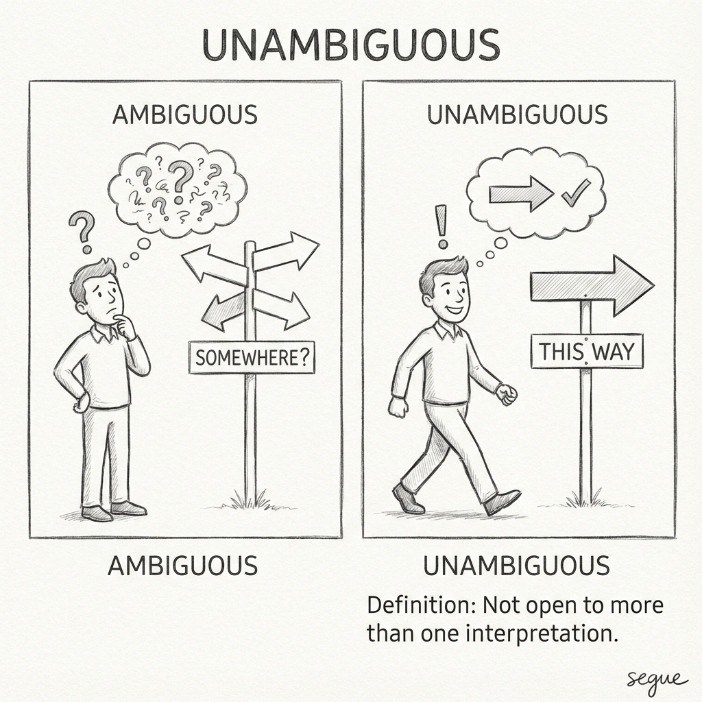 unambiguous