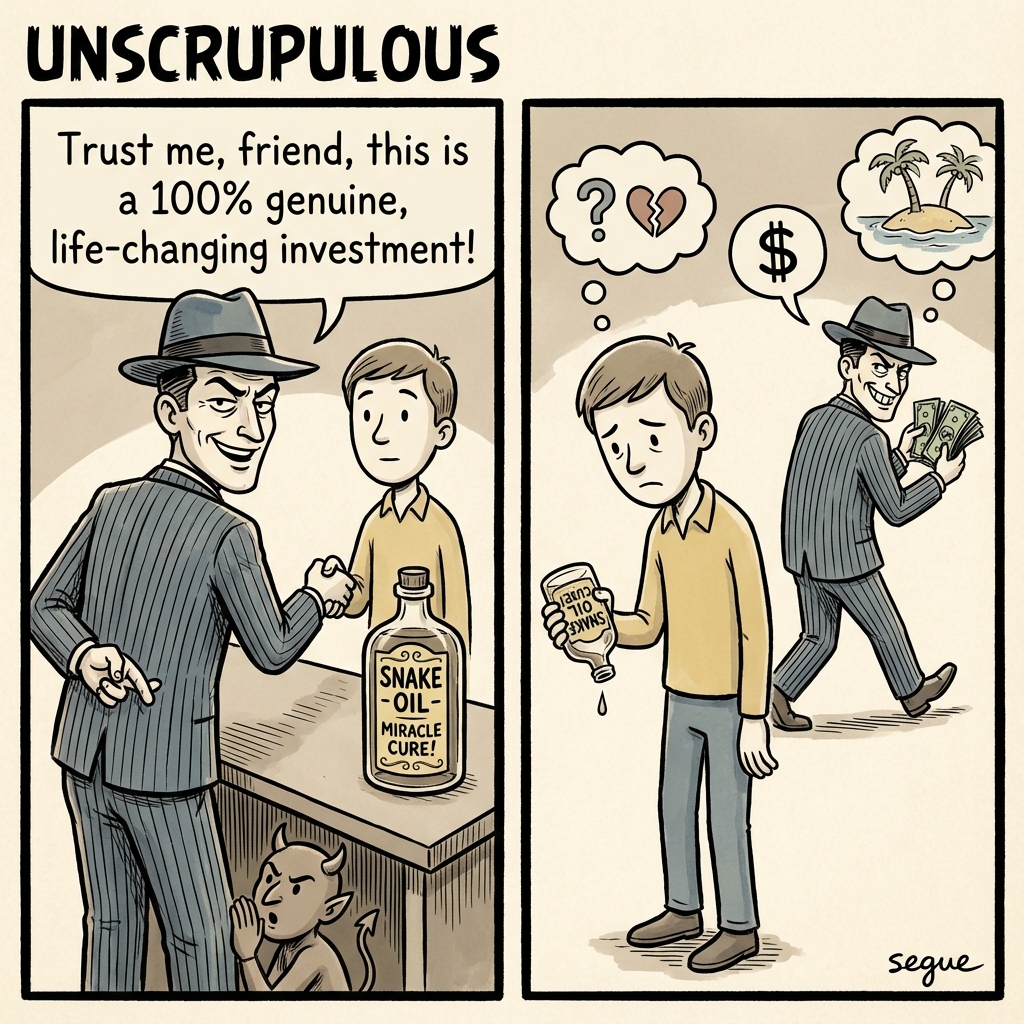 unscrupulous