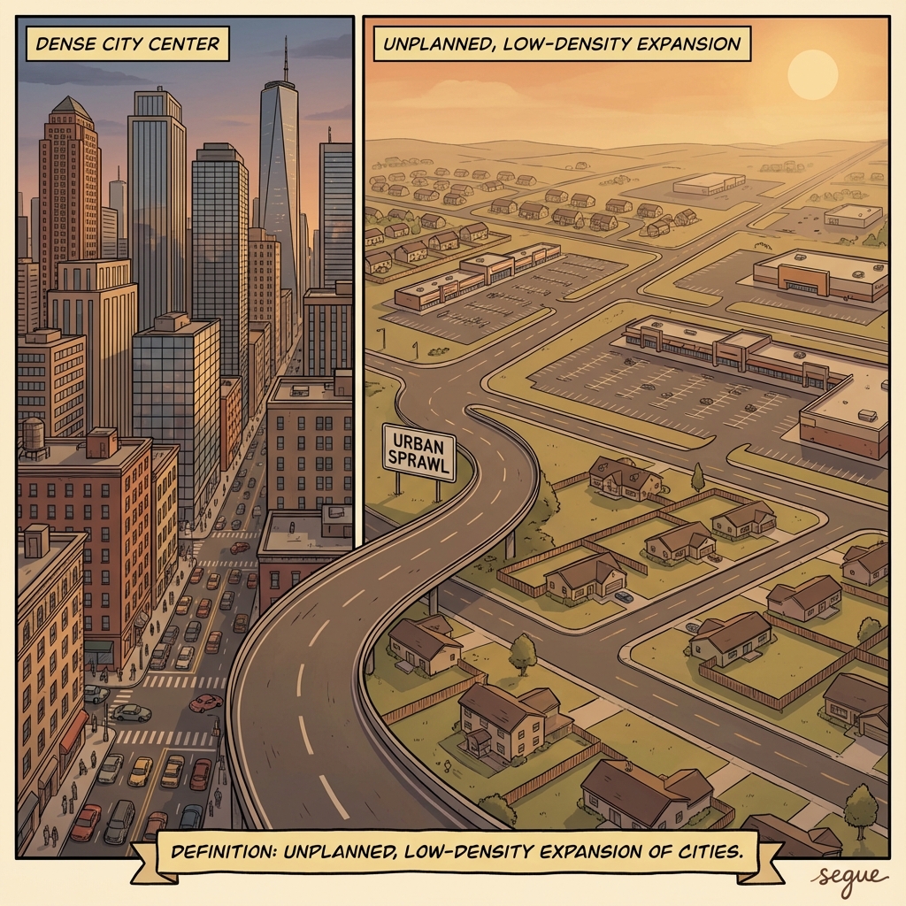 urban sprawl