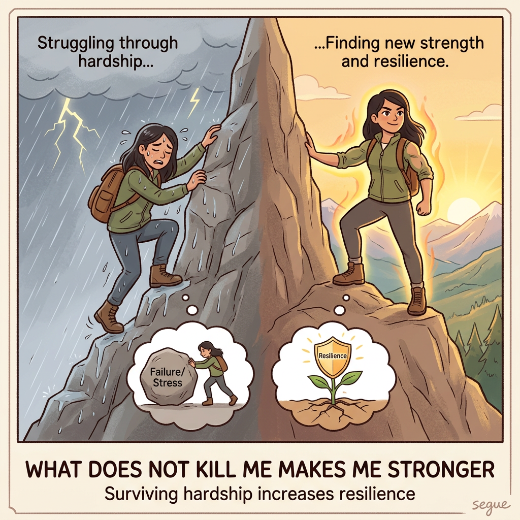 What does not kill me makes me stronger