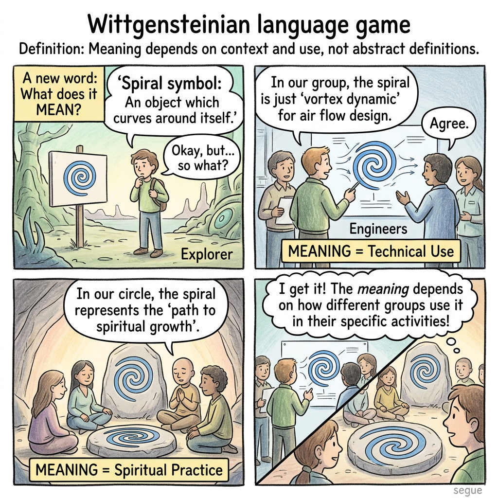 Wittgensteinian language game